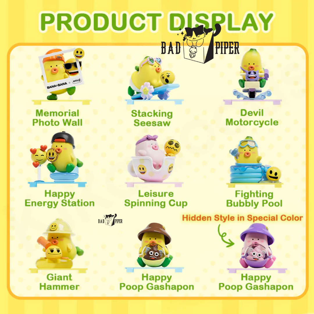 Moetch | BANA×BANA emoji® Relaxing Playground Pro Series Mini Blind Box