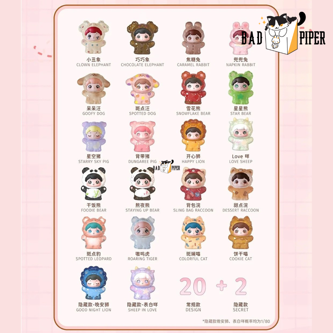 BopToys | BaoBao Pet Store Spring Outing (Transparent Commemorative Edition) Mini Beans Blind Box