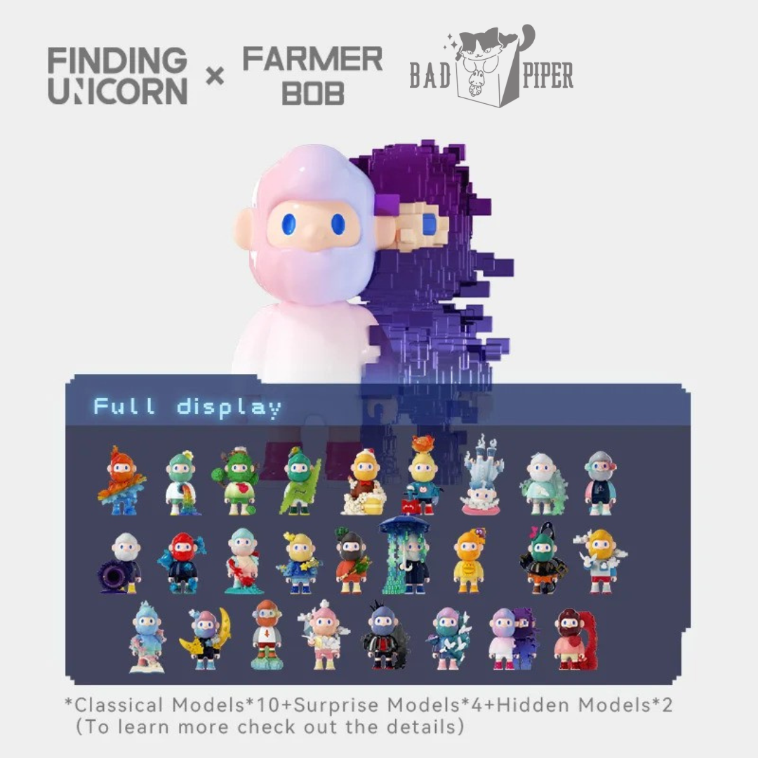 Finding Unicorn | Farmer Bob Next Generation Pixel Universe Series Blind Box