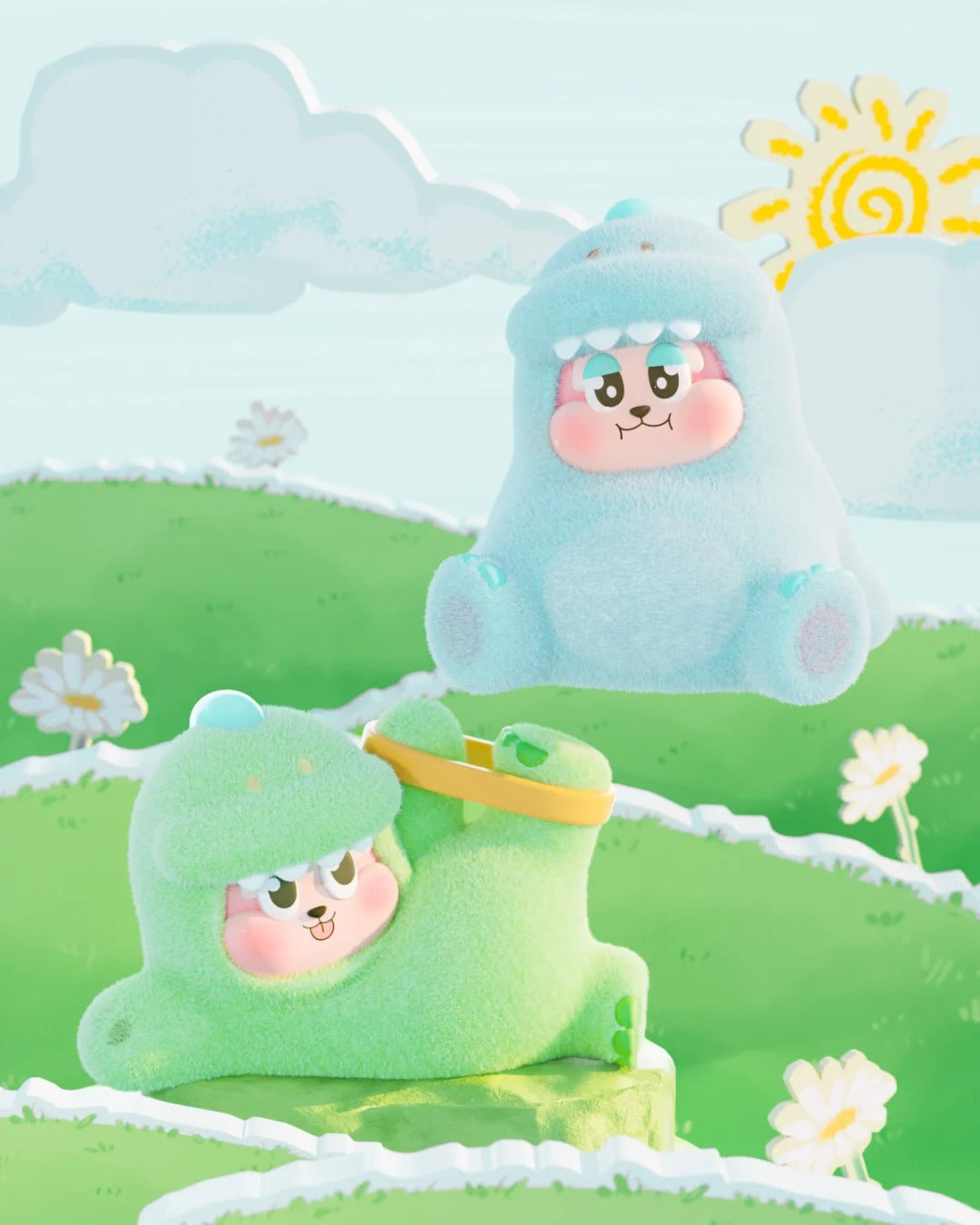 Hidden Wooo | THE SLLO Fluffy Dinosaur Series Blind Box