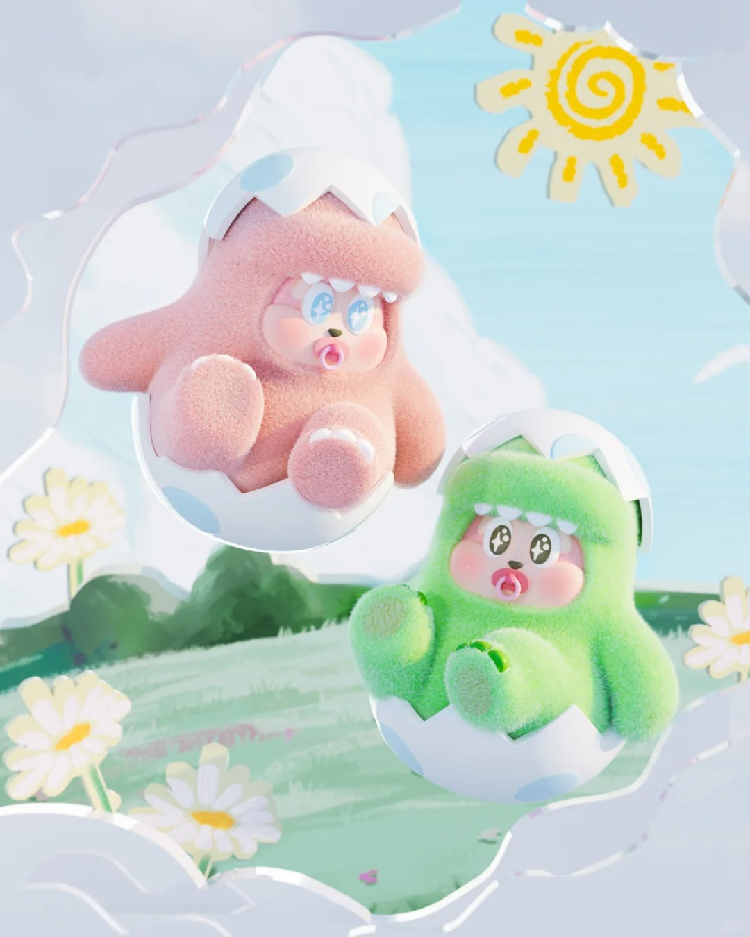 Hidden Wooo | THE SLLO Fluffy Dinosaur Series Blind Box
