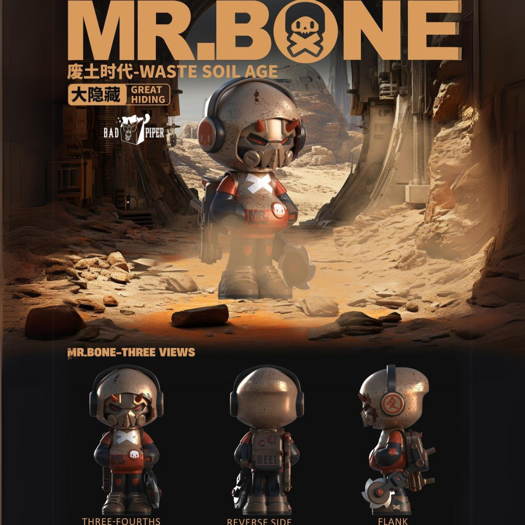 Mr. Bone mini 2.0 Time Travel - A Journey Through Time Blind Box