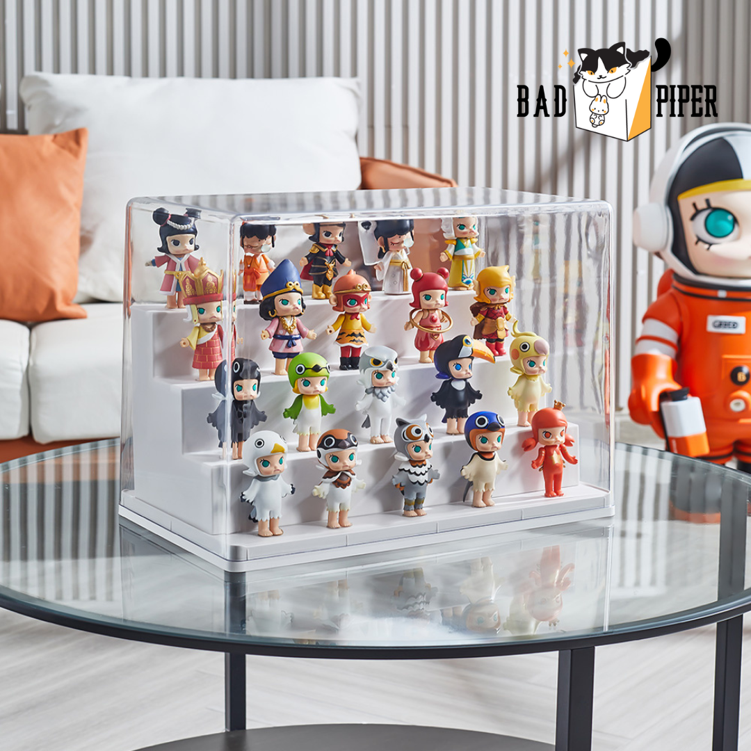 #887-1 Display Case for Blind Box (4 Layers) | Acrylic Display Case | Toy Organizer Box | Toy Display Storage