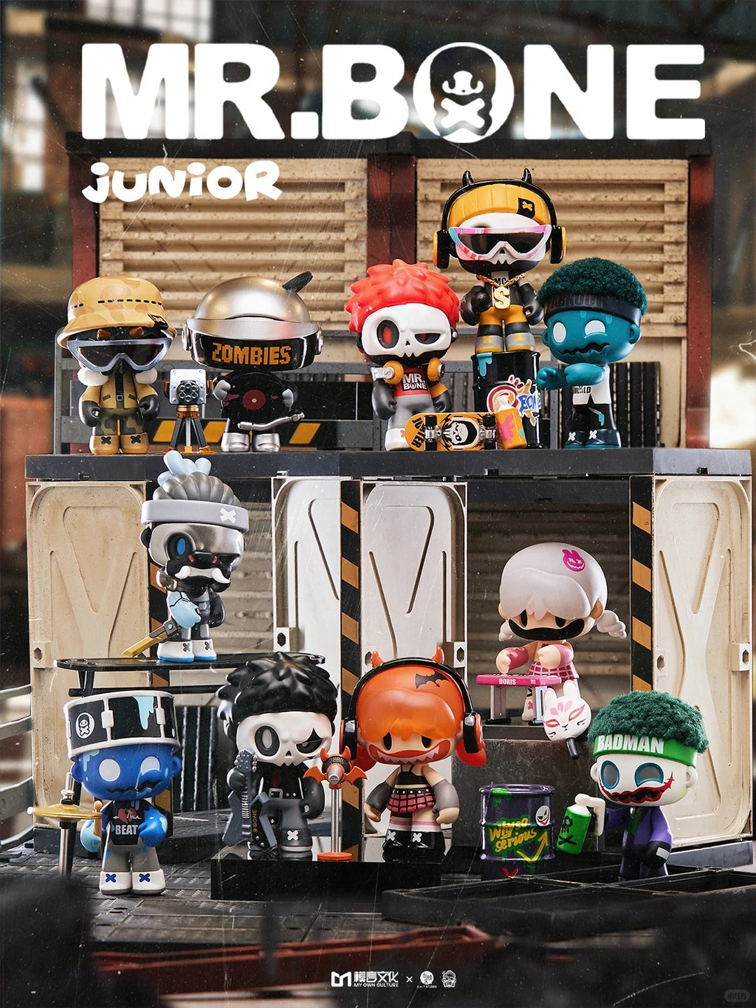 My Own Culture | MR. Bone Junior 2.0 Zombie Block Series Blind Box