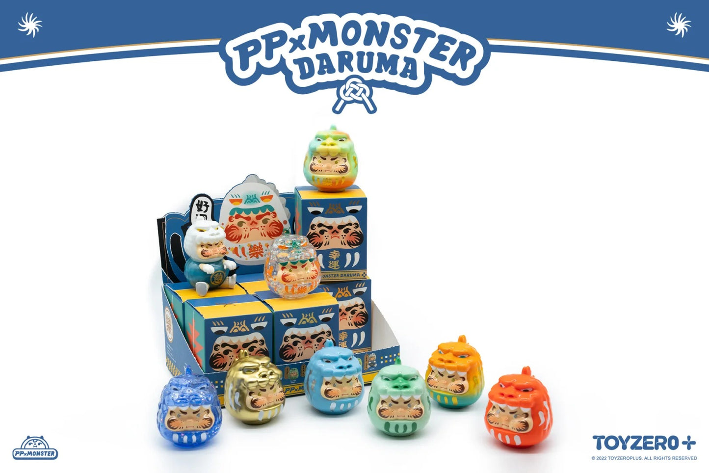 ToyZero+ | PPX MONSTER Daruma Guardian 2nd Series Blind Box
