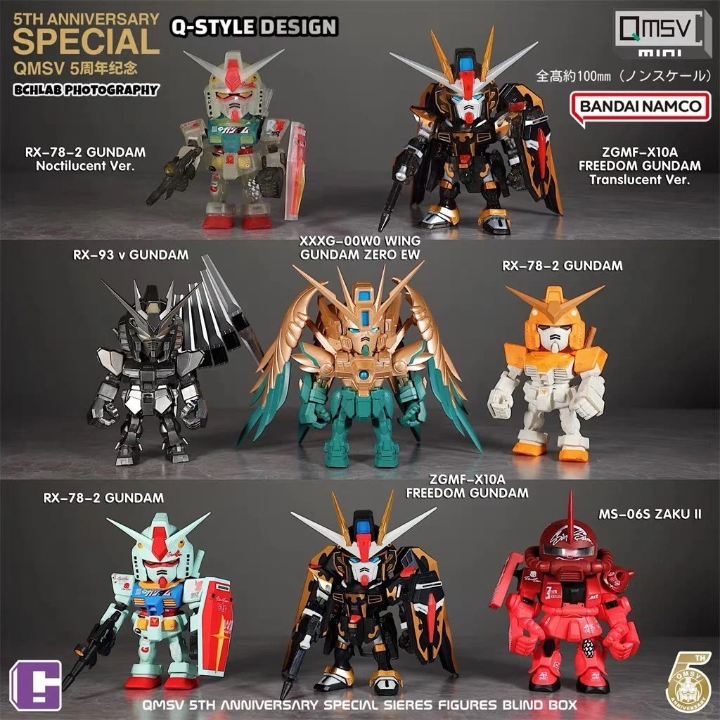 QMSV MINI | 5TH Anniversary Special Gundam Artist Color Series Blind Box