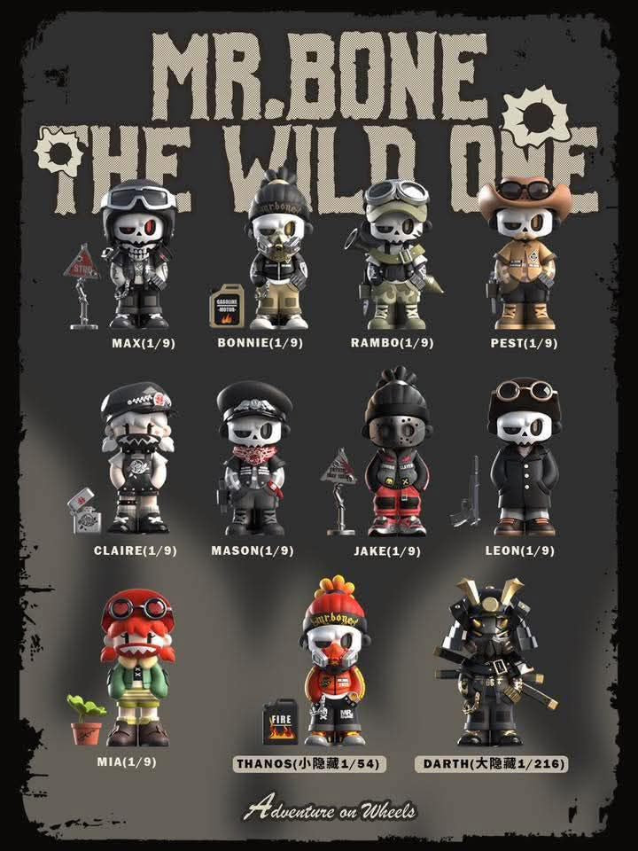 My Own Culture | Mr. Bone The Wild One Series Blind Box