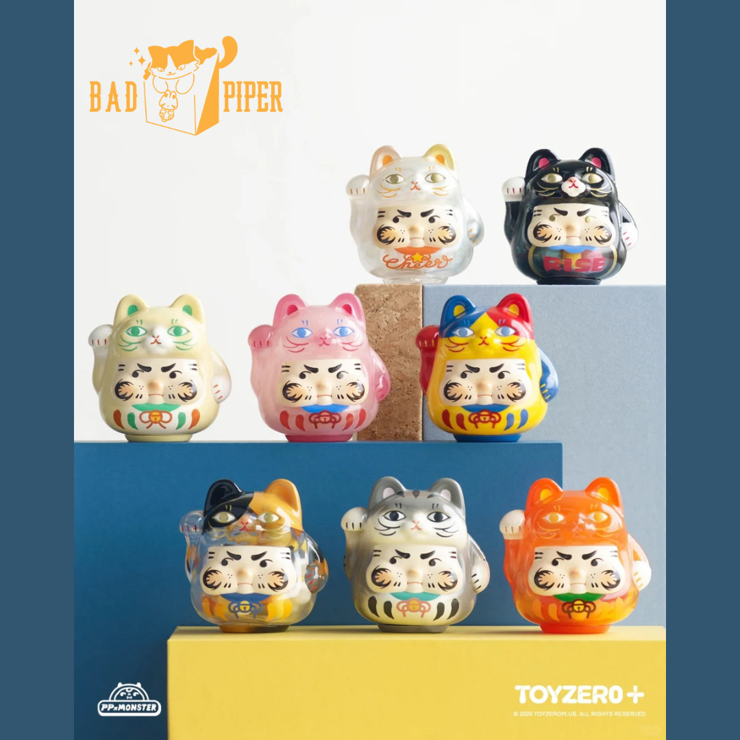 ToyZero+ | PPX Monster Sparkle Lucky Kitten Daruma Series Blind Box