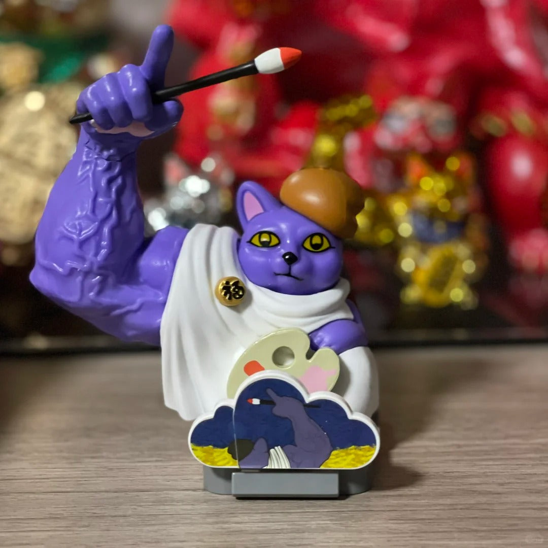 TopToy | MUSCLE CAT Vigorous lucky cat Series Blind box