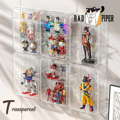 #899 Display Case for Blind Box | Clear Transparent | Acrylic Wall-Mounted Clear | Toy Organizer Box | Toy Display Storage