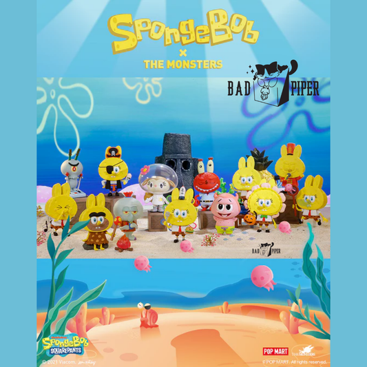 Pop Mart | Sponge Bob x The Monsters Labubu Blind Box