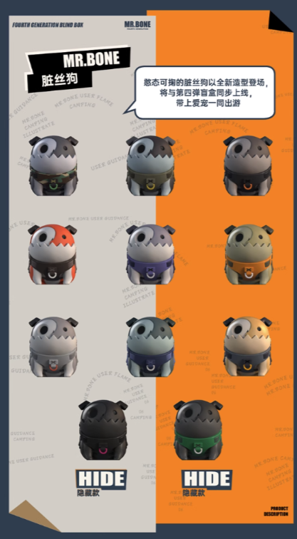 My Own Culture | Mr. Bone Camping Zombie Dogs Series Blind Box