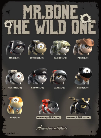 My Own Culture | Mr. Bone The Wild One Zombie Dogs Series Blind Box
