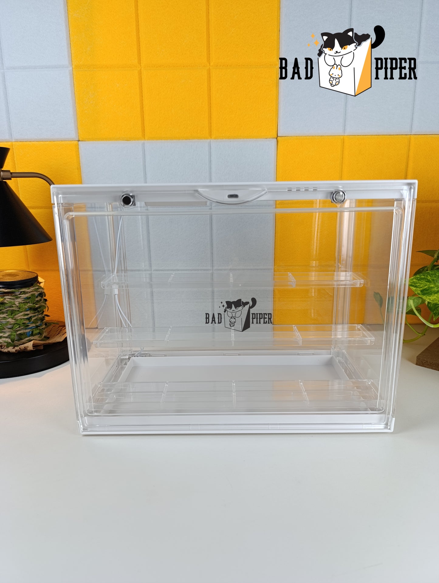 #861-1 Display Case for Blind Box with LED 3 Layers Stackable | Toy Organizer Box | Toy Display Storage | Toy Display Case