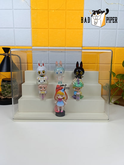 #887-1 Display Case for Blind Box (4 Layers) | Acrylic Display Case | Toy Organizer Box | Toy Display Storage