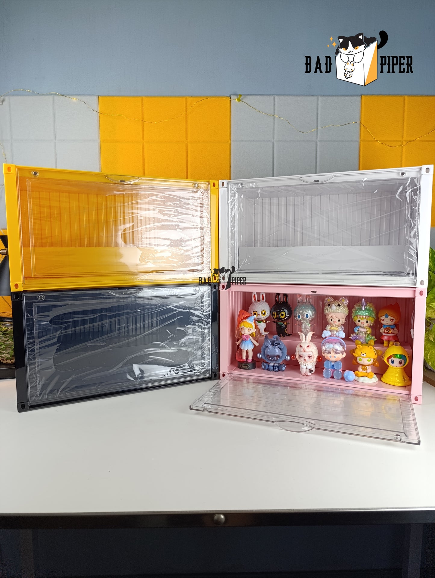 #910 & #910-1 Display Case for Blind Box container design | with LED or non-LED | Toy Organizer Box | Toy Display Storage