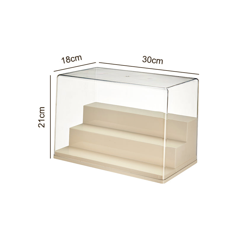 #912 Display Case for Blind Box (3 Layers) | Beige color theme | Acrylic display case | Toy Organizer Box | Toy Display Storage