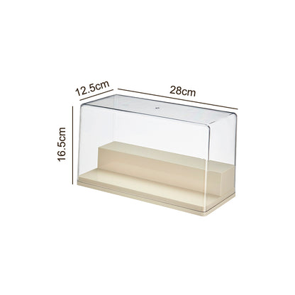 #911 Display Case for Blind Box (2 Layers) | Beige color theme | Acrylic display case | Toy Organizer Box | Toy Display Storage