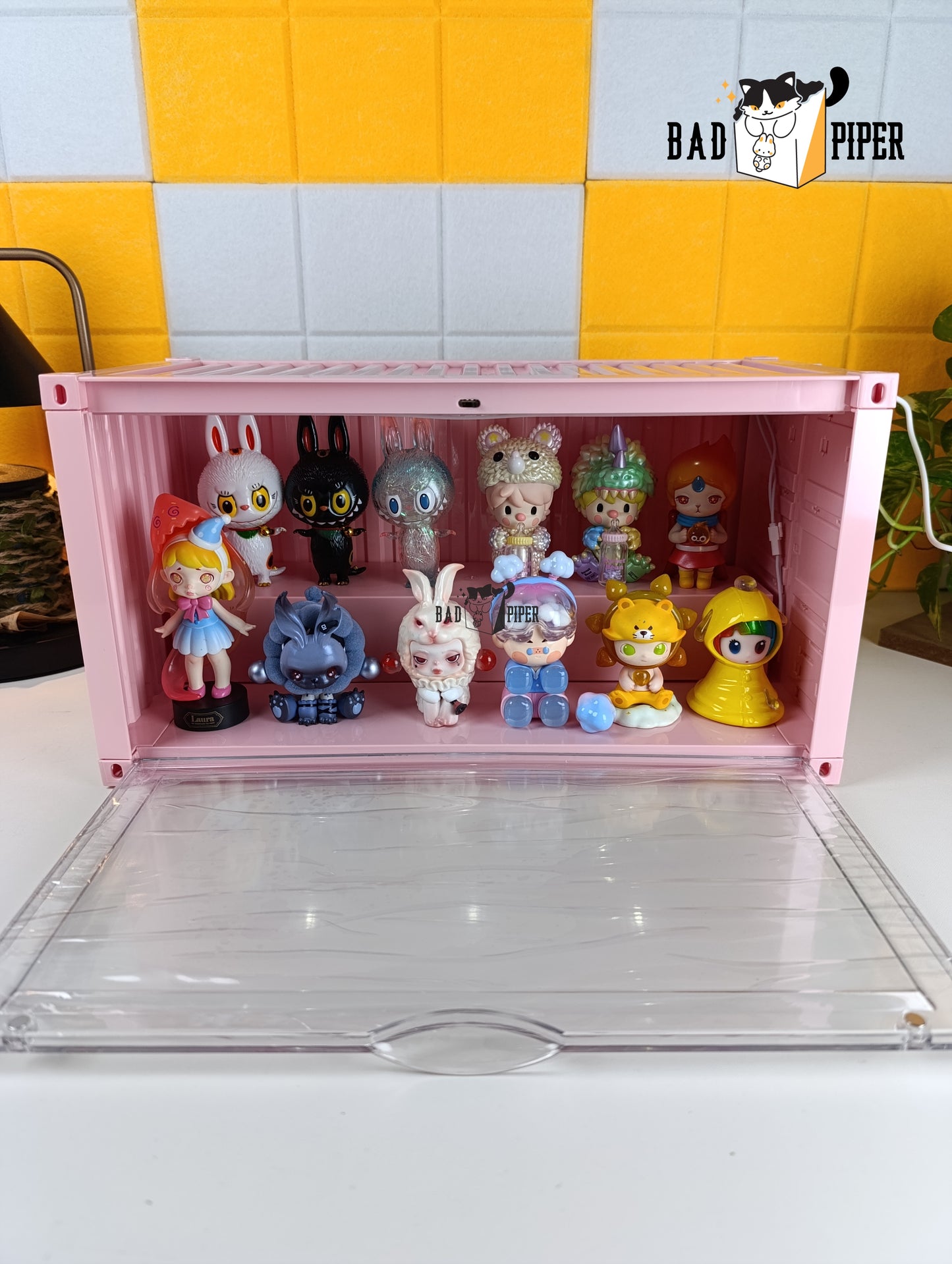 #910 & #910-1 Display Case for Blind Box container design | with LED or non-LED | Toy Organizer Box | Toy Display Storage