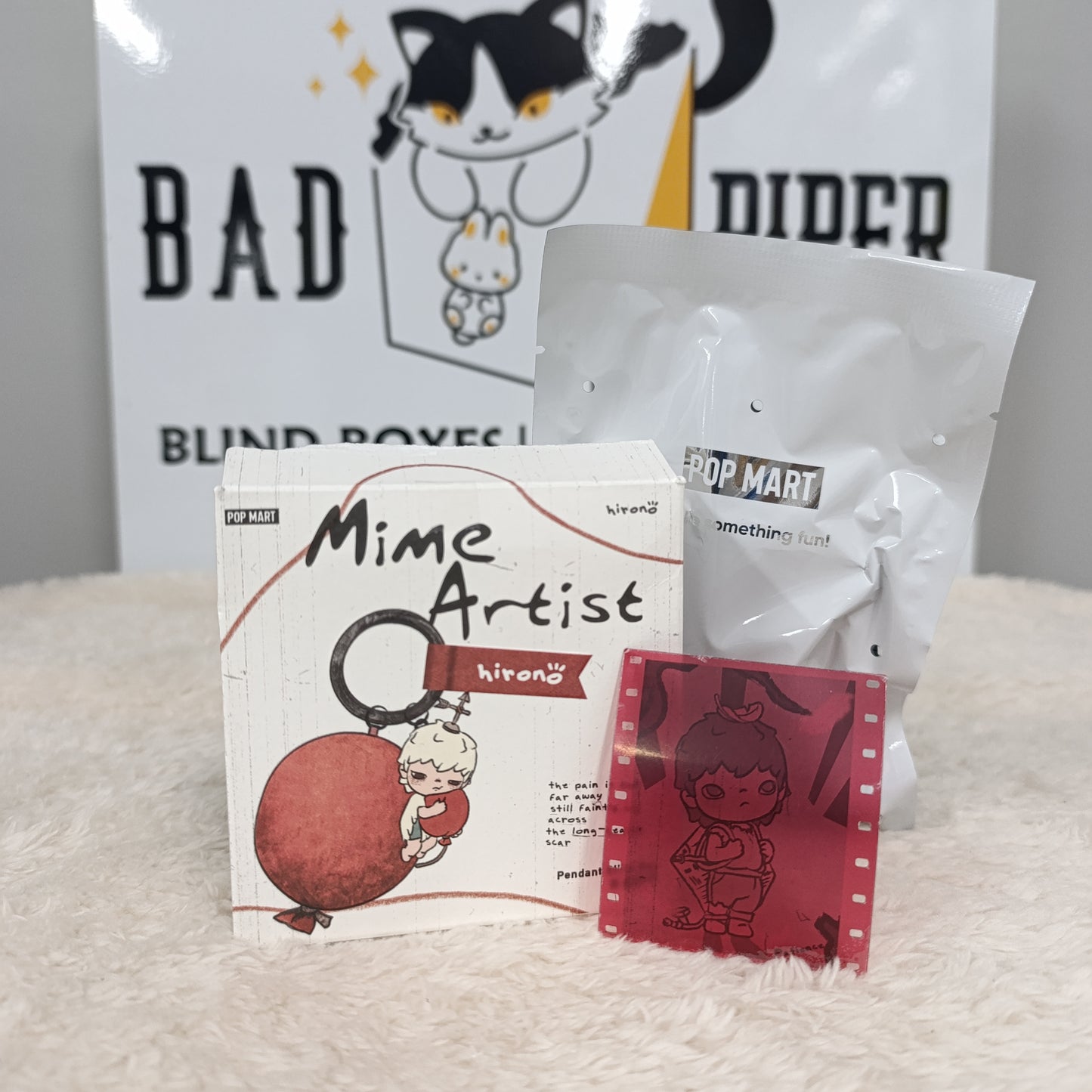 Pop Mart | Hirono Mime Artist Series Pendant [OPENED] Keychain Blind Box