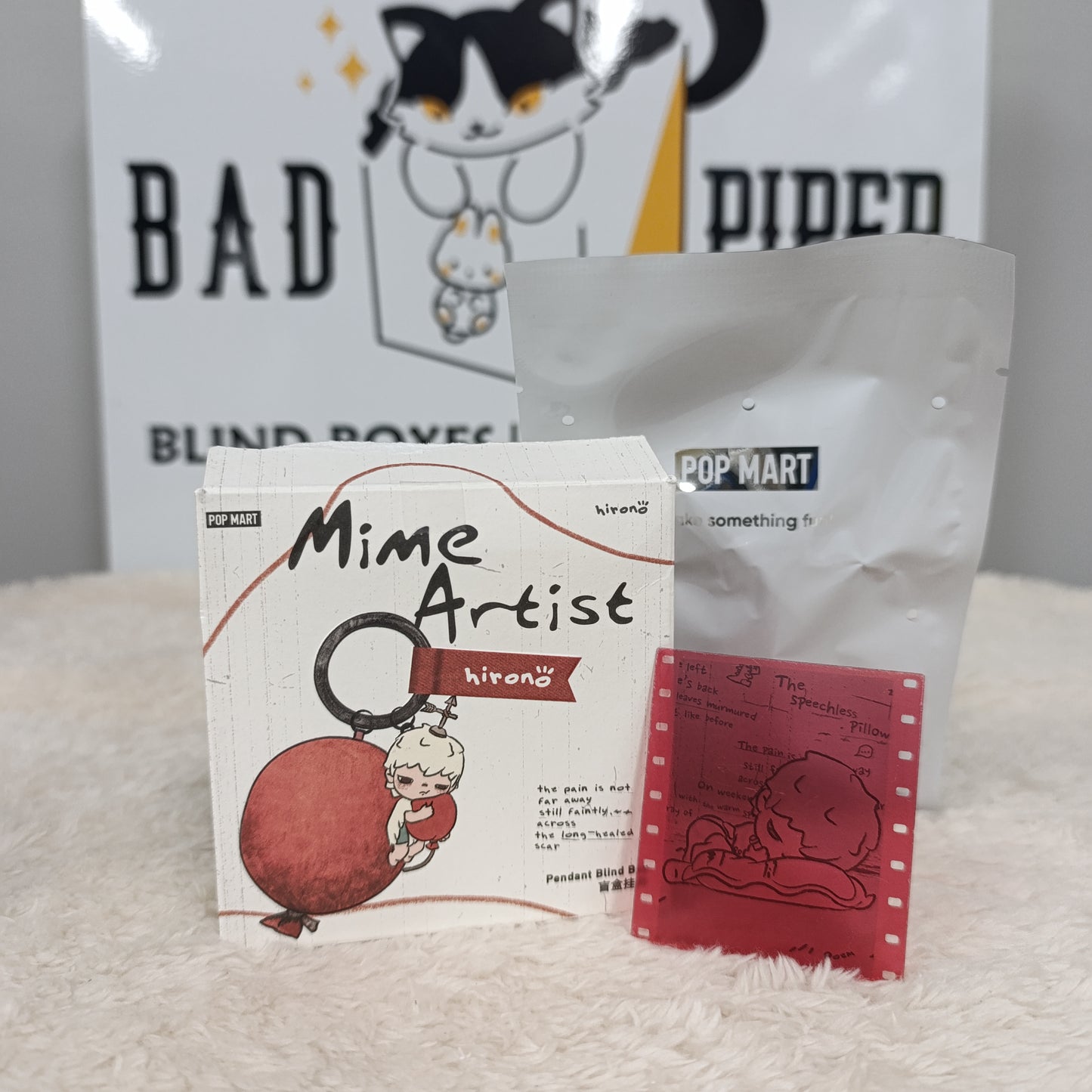 Pop Mart | Hirono Mime Artist Series Pendant [OPENED] Keychain Blind Box