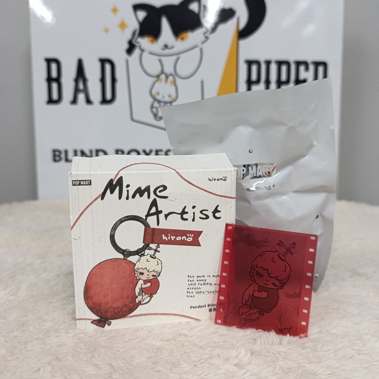 Pop Mart | Hirono Mime Artist Series Pendant [OPENED] Keychain Blind Box