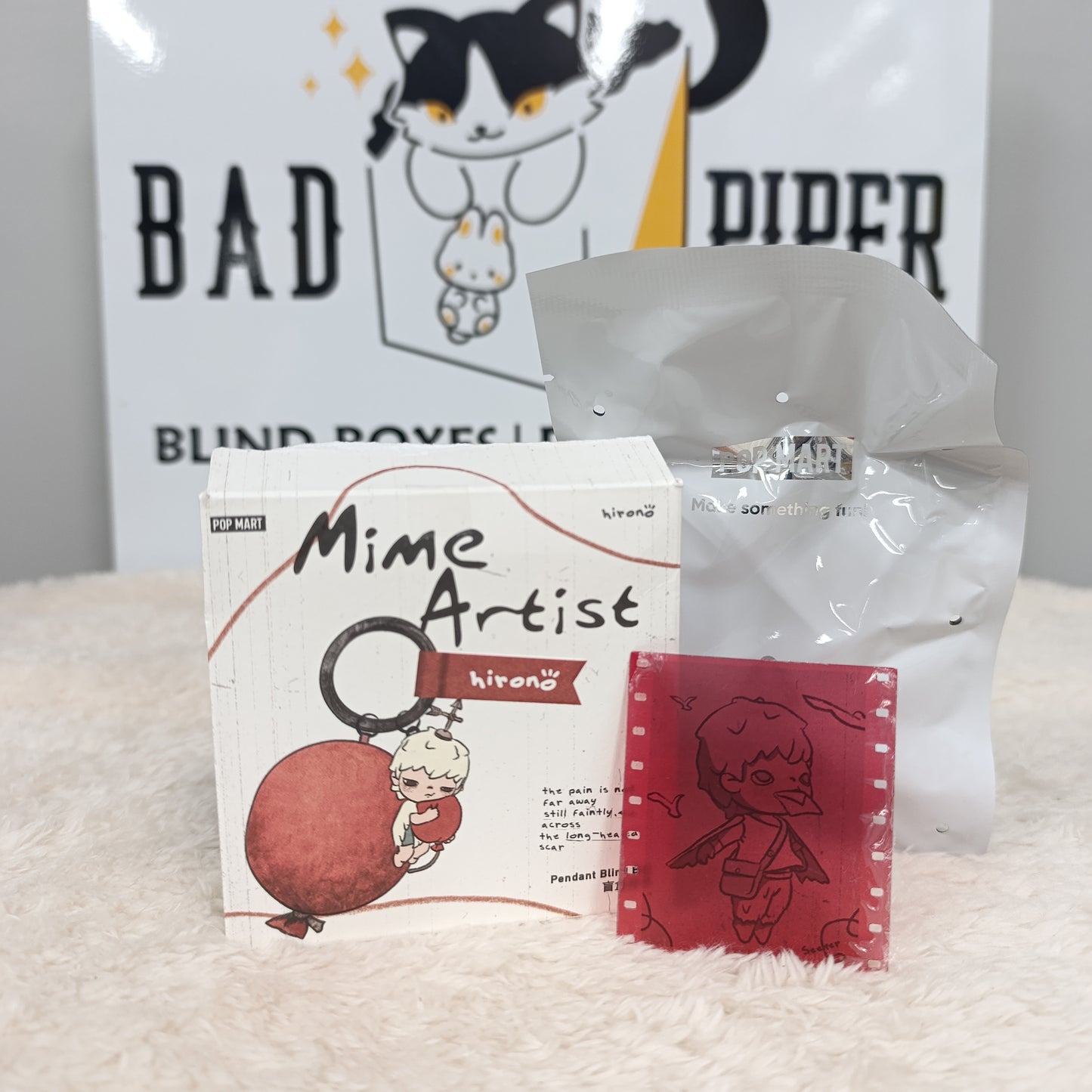 Pop Mart | Hirono Mime Artist Series Pendant [OPENED] Keychain Blind Box