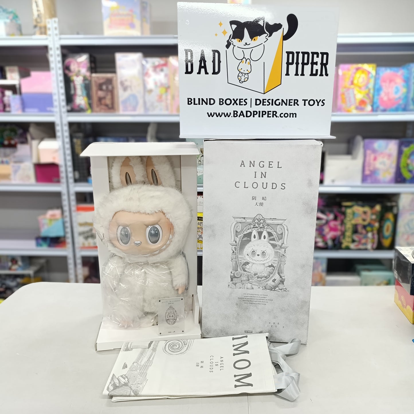 Pop Mart | Labubu THE MONSTERS - Zimomo ANGEL IN CLOUDS Vinyl Face Doll