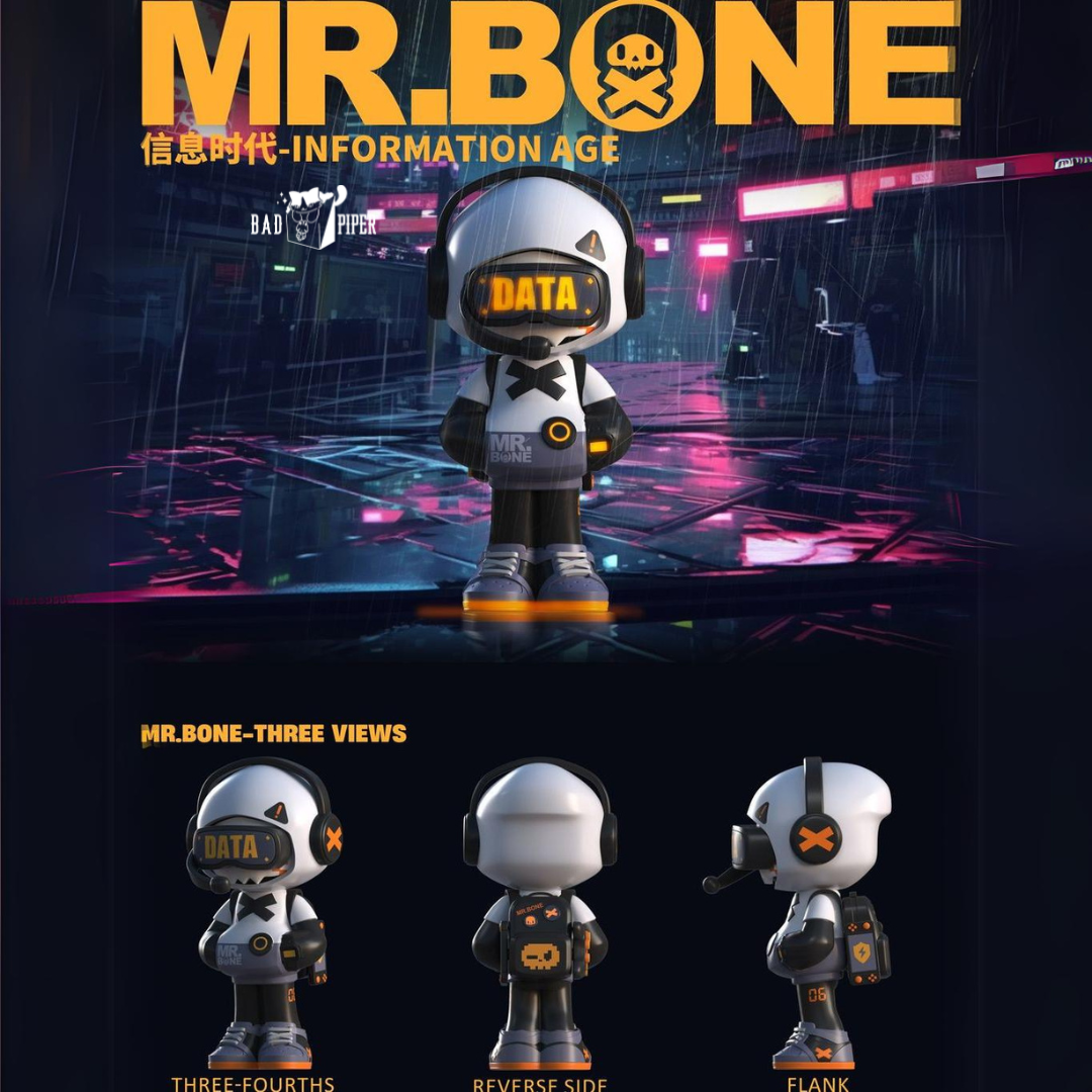 Mr. Bone mini 2.0 - Travel Time A Journey Through Time Blind Box