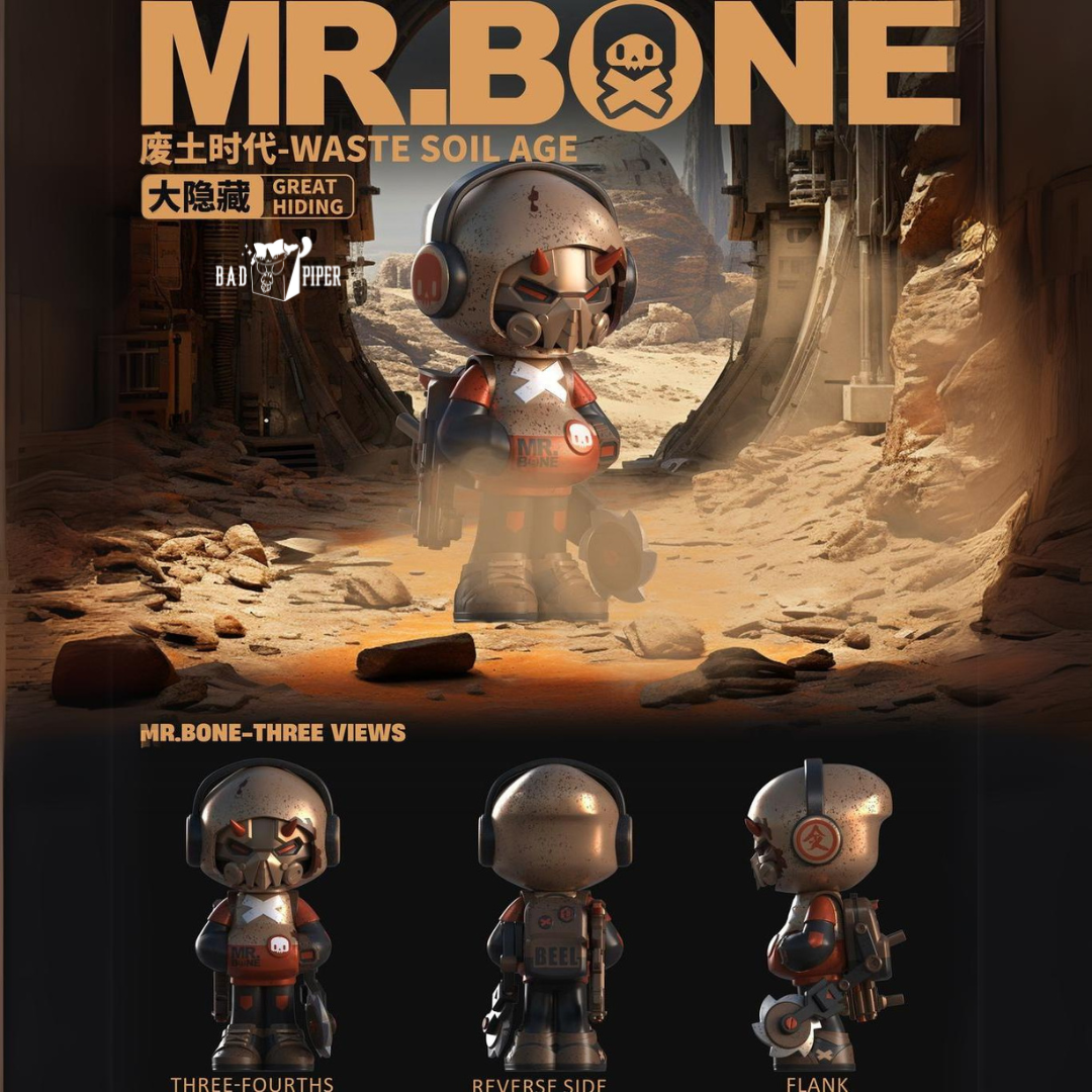 Mr. Bone mini 2.0 - Travel Time A Journey Through Time Blind Box