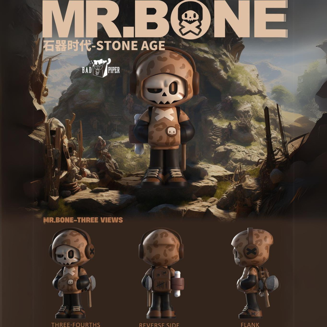 Mr. Bone mini 2.0 - Travel Time A Journey Through Time Blind Box