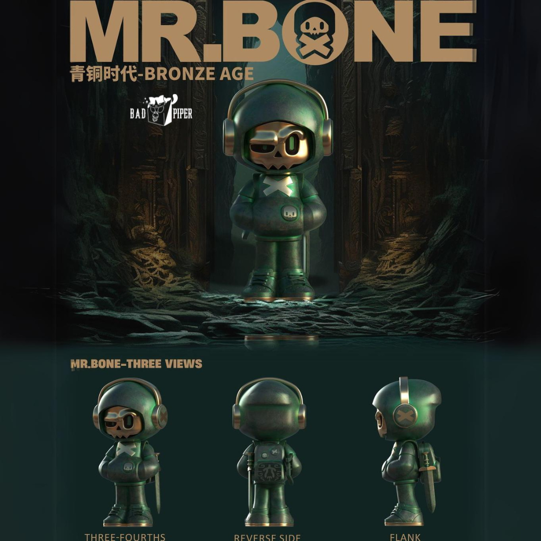 Mr. Bone mini 2.0 - Travel Time A Journey Through Time Blind Box