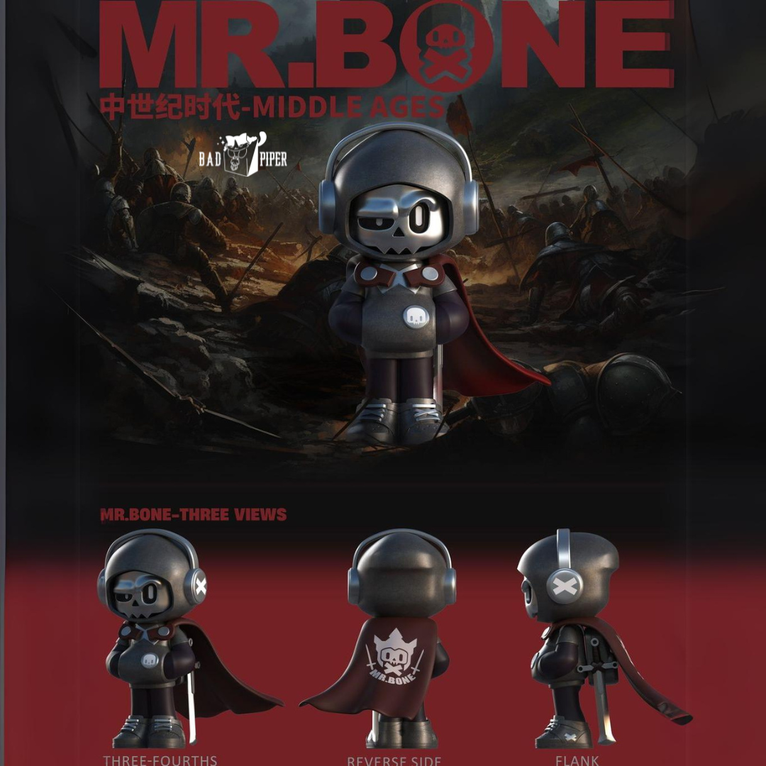 Mr. Bone mini 2.0 - Travel Time A Journey Through Time Blind Box