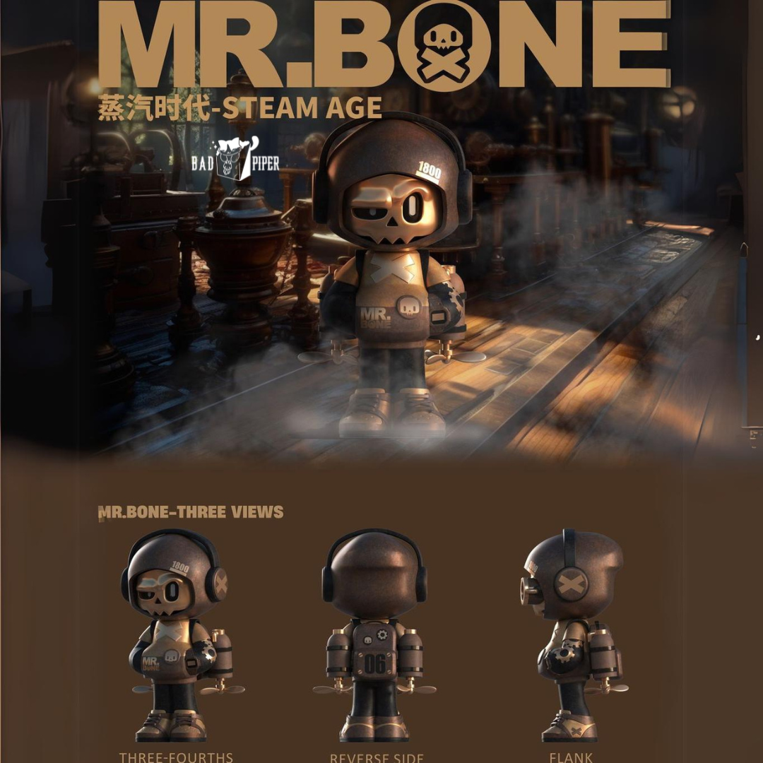 Mr. Bone mini 2.0 - Travel Time A Journey Through Time Blind Box