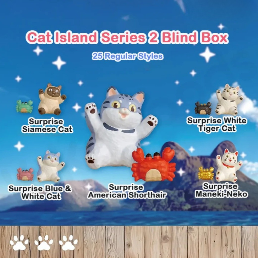 JINART x Paws | Cats Island 2 Series Blind Box