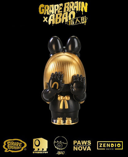 Paws Nova | Zendio Dawa Grape Brain x Abao x Eveboxtoy (BLACK AND GOLD) Series Blind Box