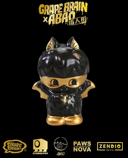 Paws Nova | Zendio Dawa Grape Brain x Abao x Eveboxtoy (BLACK AND GOLD) Series Blind Box