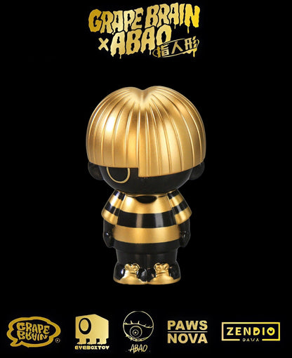 Paws Nova | Zendio Dawa Grape Brain x Abao x Eveboxtoy (BLACK AND GOLD) Series Blind Box