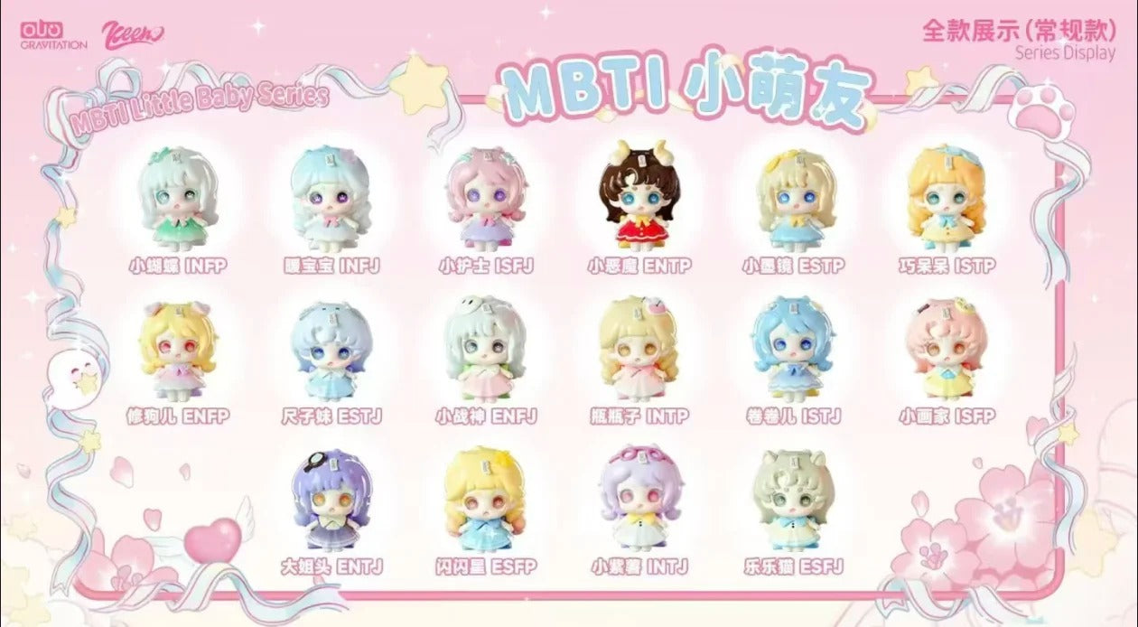 OUO Gravitation | Keeno MBTI Little Friends Series Mini Beans