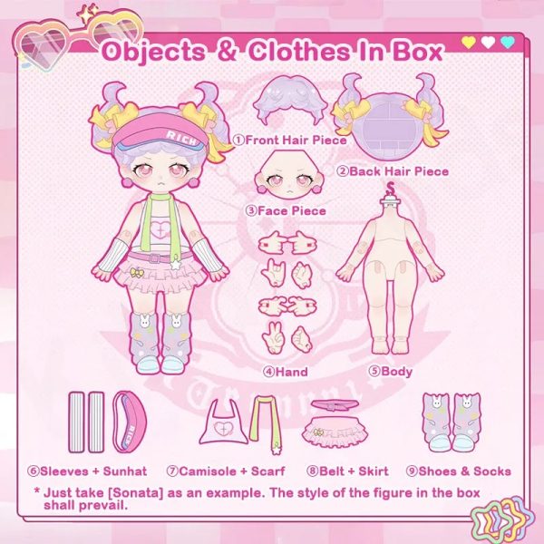 Simon Toys | Simon's Club Dolls Teennar Campus Idol BJD SC Dolls Ball Jointed Dolls Blind Box